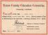 PEARSE, Norman: Swimming certificate awarded to Norman in October 1934